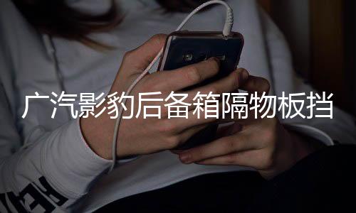 广汽影豹后备箱隔物板挡板整理收纳汽车改装饰用品储物盒收纳配件